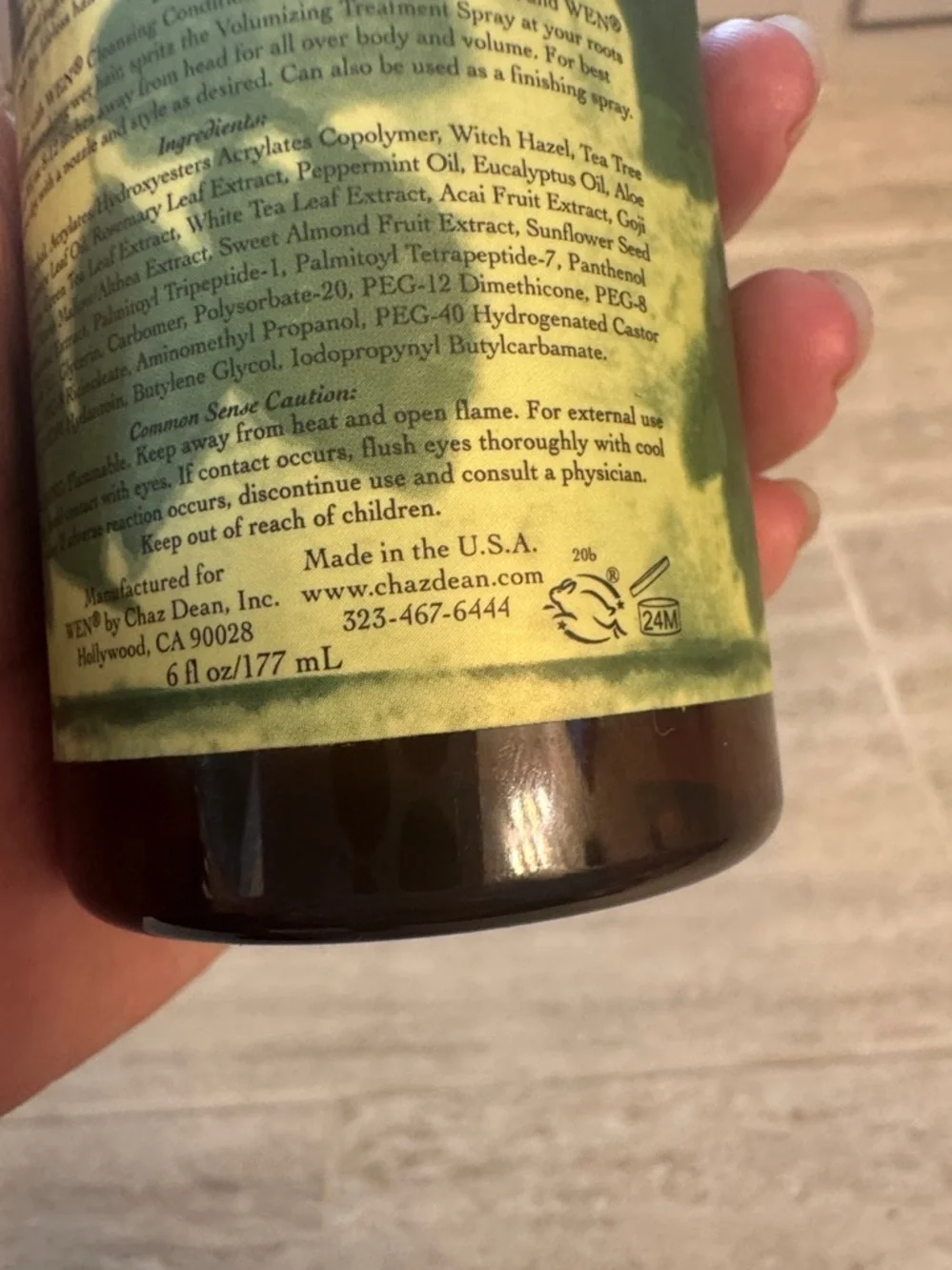 Wen Tea Tree Volumizing Treatment Spray
